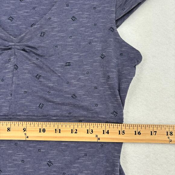 Toad & Co Rosemarie Athletic Dress A Line Cap Sleeve Gorpcore Blue Gray Size S - Picture 8 of 10